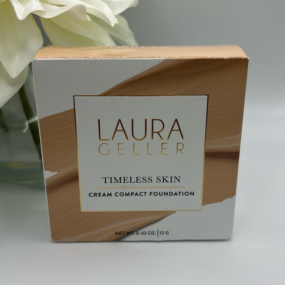 Laura Geller Timeless Skin Cream Compact Foundation ~ Light - Picture 4 of 6